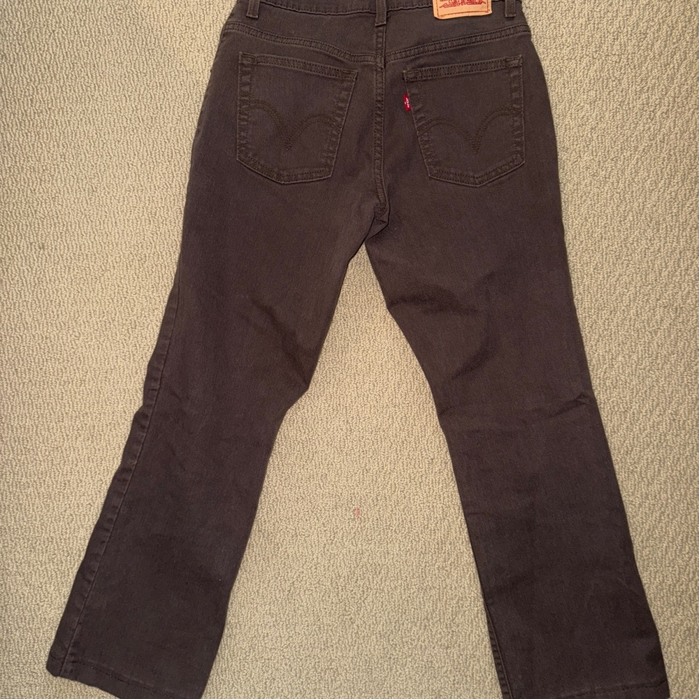 Levi's Relaxed Boot Cut Jeans in Brown